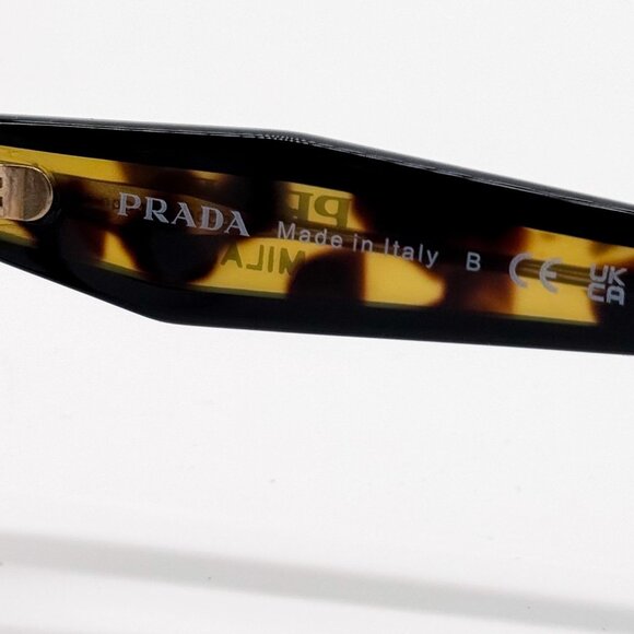 NEW PRADA PRB07VD 3891O1 EYEGLASSES WOMEN BLACK/HAVANA EYEWEAR VPR B07D - Picture 8 of 9